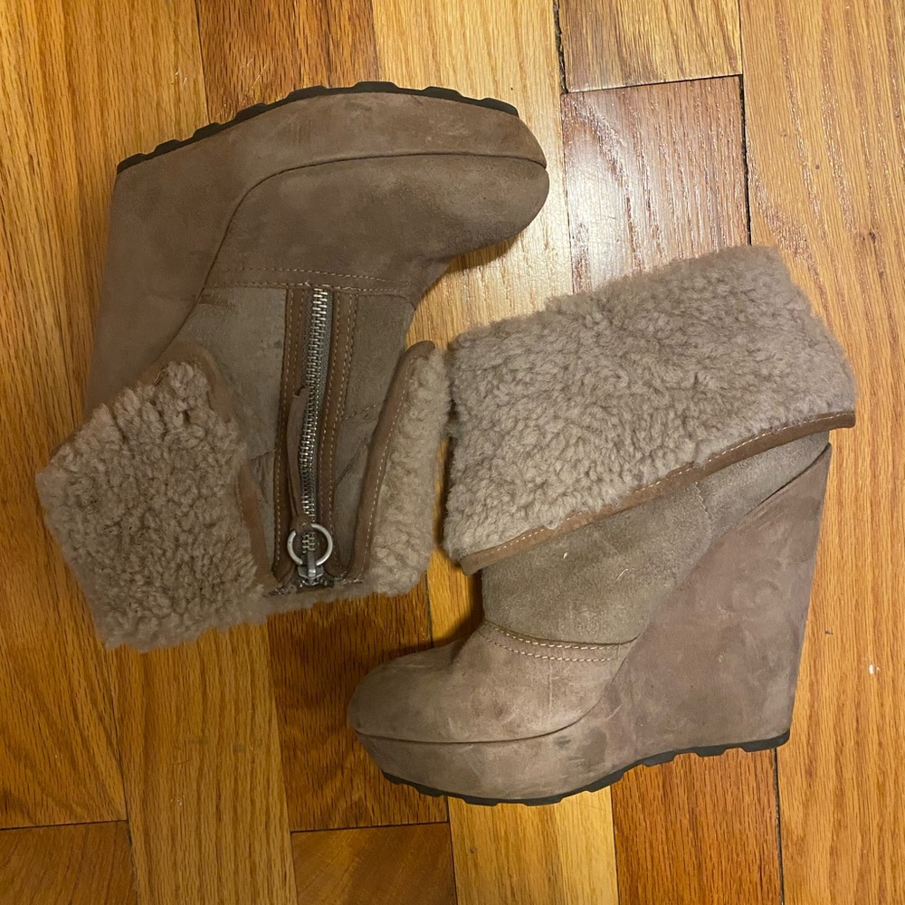 Winter heeled boots - Picture 3 of 4